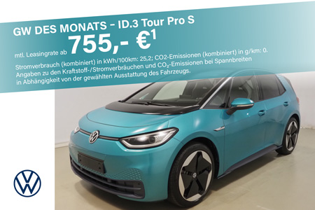 GW des Monats - VW ID.3 Tour Pro S