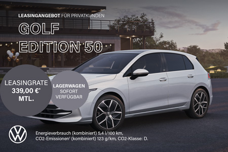 VW Golf EDITION 50 Privatleasing