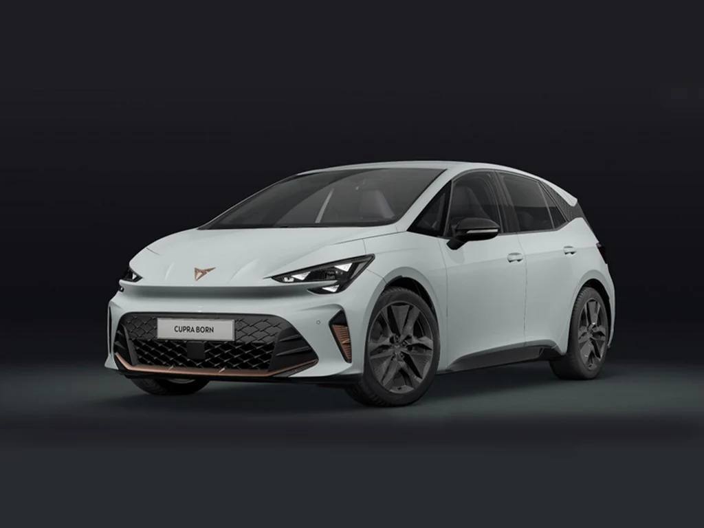 Cupra Born weißes Fahrzeug